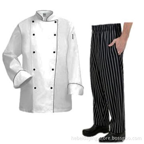 Chef's uniform, comes in white